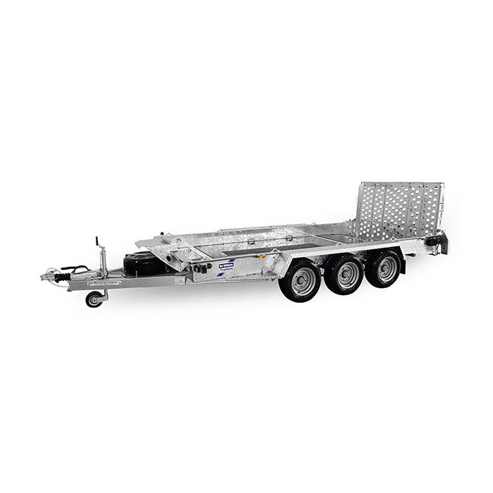 Ifor Williams GH146 Tri-Axle Plant Trailer with 1.2m Ramp and LEDs