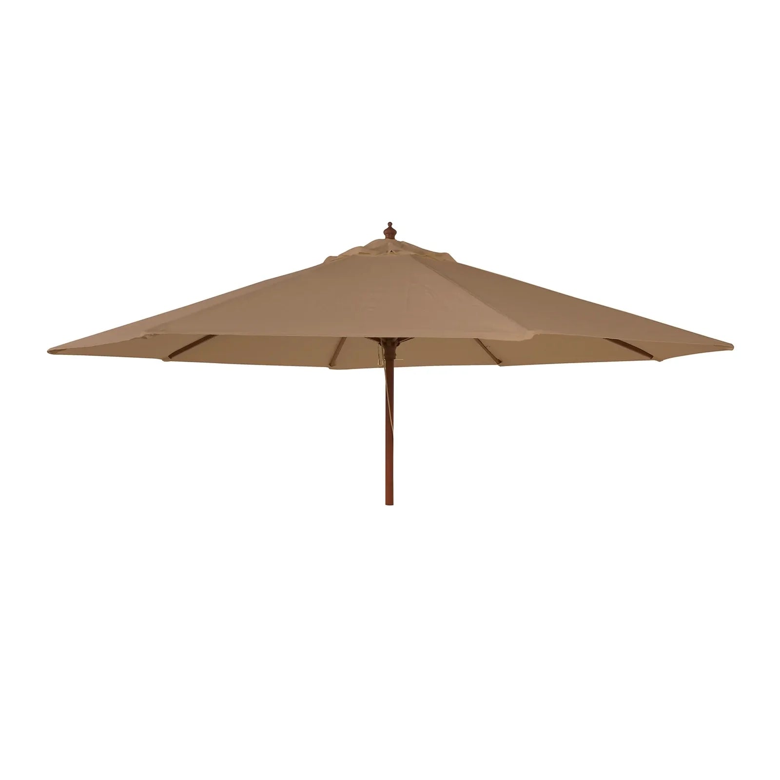 Alexander Rose Round Eucalyptus Wood Parasol 2.7m